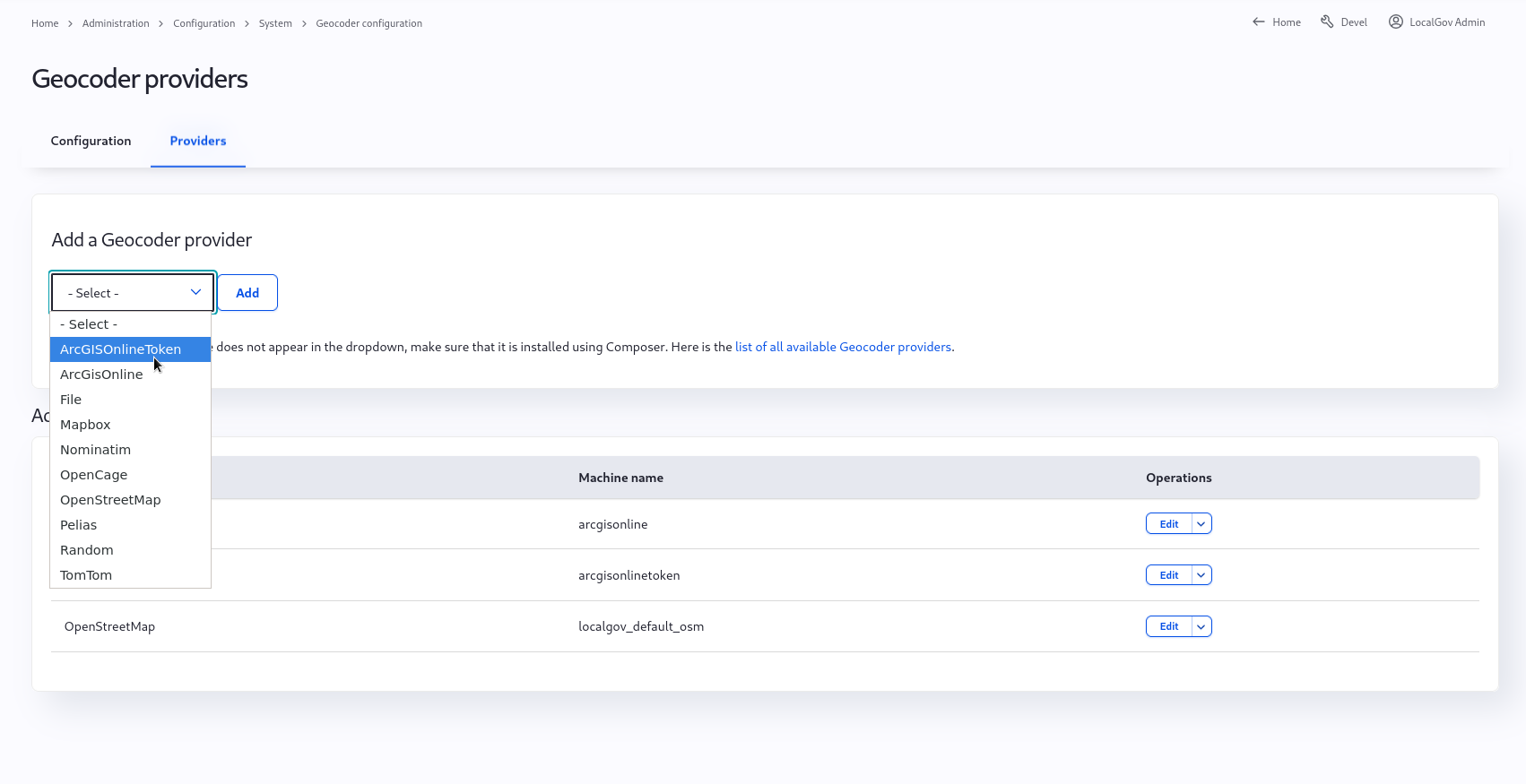 Select the Arc GIS Online Token plugin